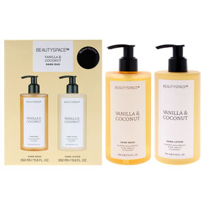 Beauty Space H& Duo-Vanilla & Coconut SpaceNK 2Pc 11.8oz H&Lotion, 11.8oz H&Wash